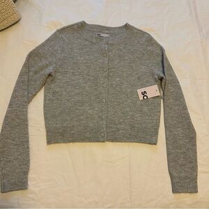 SO Women's Classic Gray Cardigan